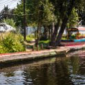 MEX CDMX Xochimilco 2019MAR29 Trajineras 021  These canals are all of what is left of what used to be a vast lake and canal system that extended over most parts of the   Valley of Mexico  , restricting cities such as   Tenochtitlan   ( Mexico City ) and Xochimilco to small islands. : - DATE, - PLACES, - TRIPS, 10's, 2019, 2019 - Taco's & Toucan's, Americas, Central, Day, Friday, March, Mexico, Mexico City, Month, North America, Trajineras, Xochimilco, Year